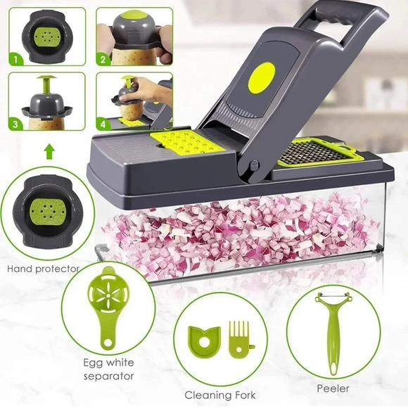 NIB 15 in 1 Veggie/Fruit Chopper - Picture 7 of 8